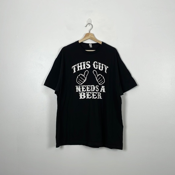 Alstyle Other - Alstyle T shirt men's size 2X Large short sleeve cotton black and white pullover